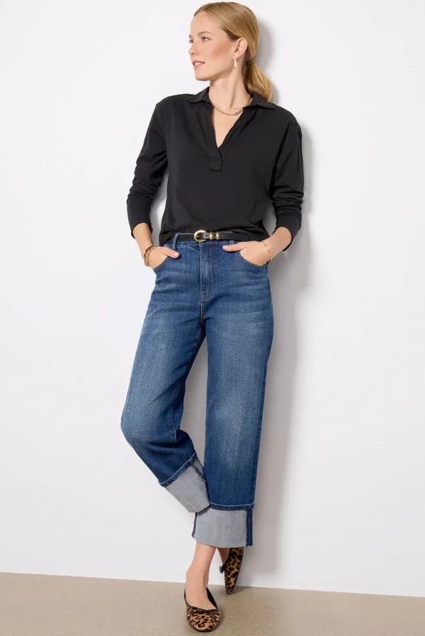 Romy Relaxed Polo Top