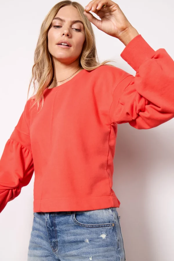 Samantha Puff Sleeve Sweatshirt