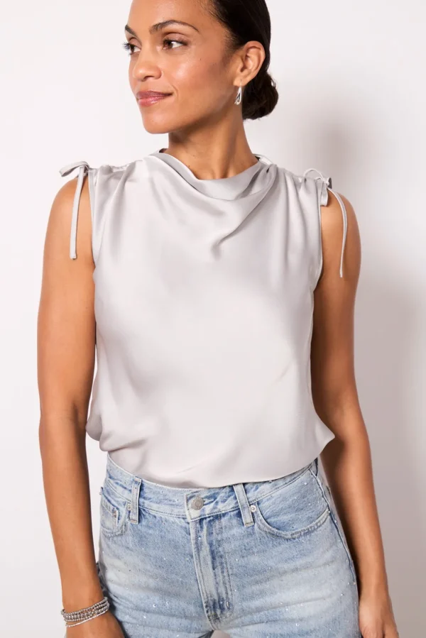 Saylor Tie Shoulder Top