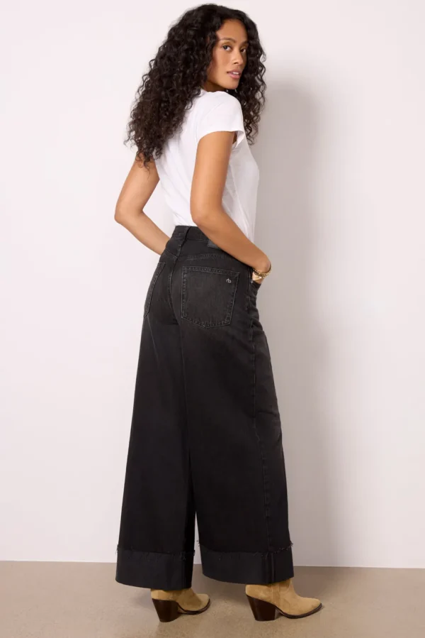 SOFIE HIGH-RISE ANKLE WIDE LEG WITH CUFF