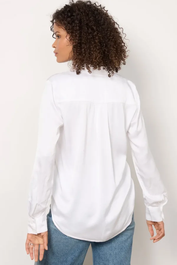 Two Pocket Satin Shirt