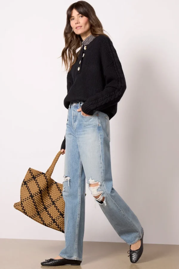 Vera Button Neck Sweater