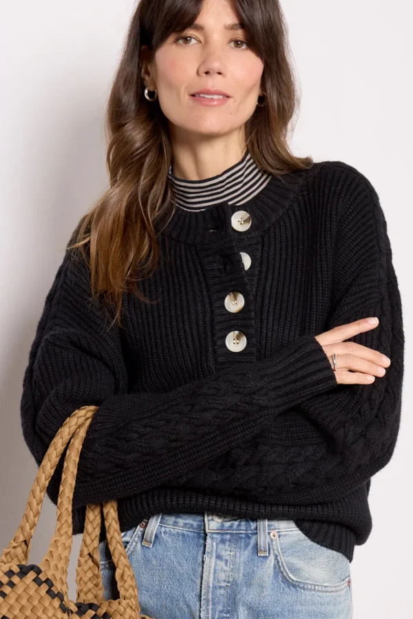 Vera Button Neck Sweater
