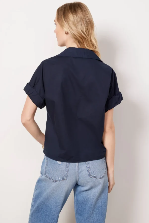 Voile Twist Front Shirt