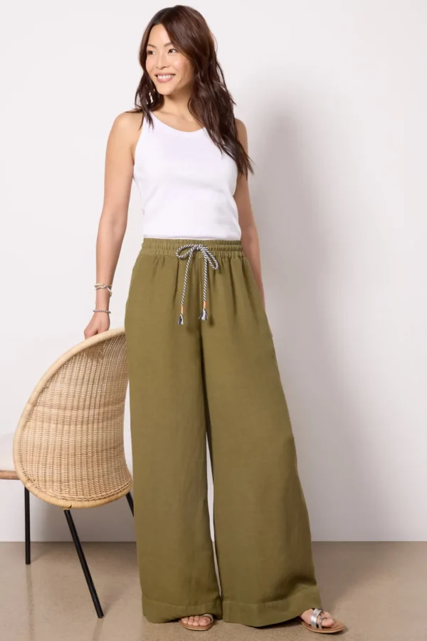 Wide Leg Linen Pant