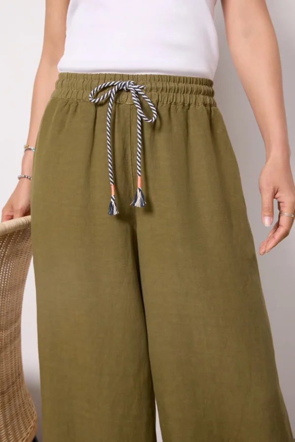 Wide Leg Linen Pant