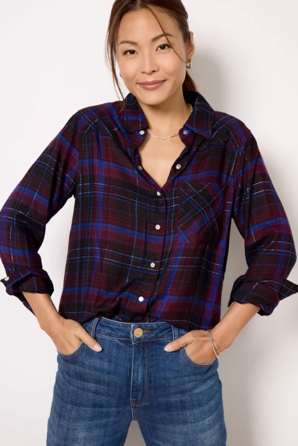 Zuri Plaid Button Down