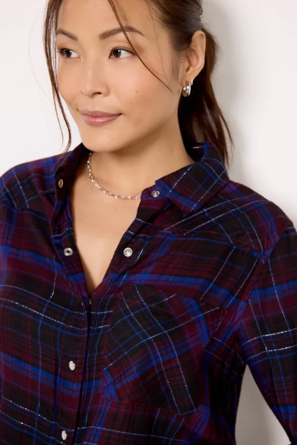 Zuri Plaid Button Down